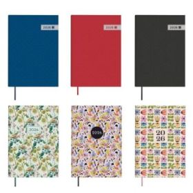 Finocam Dynamic Porto Pack de 7 Agendas Surtidas - Anual 2026 - Formato Y10 - Semana Vista en Vertical - Color Surtidos