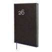 Finocam Dynamic Milano Agenda Profesional - Anual 2026 - Tapa Dura Acolchada - Formato Y11 - 168x19x245mm - Semana Vista en Vertical - Color Negro