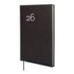 Finocam Dynamic Milano Agenda Profesional en Catalan - Anual 2026 - Tapa Dura Acolchada - Formato Y11 - 168x19x245mm - Semana Vista en Vertical - Color Negro