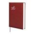 Finocam Dynamic Milano Agenda Profesional en Catalan - Anual 2026 - Tapa Dura Acolchada - Formato Y10 - 143x29x210mm - 1 Dia por Pagina - Color Burdeos