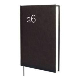 Finocam Dynamic Milano Agenda Profesional en Catalan - Anual 2026 - Tapa Dura Acolchada - Formato Y11 - 168x32x245mm - 1 Dia por Pagina - Color Negro