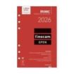Finocam R599C Recambio Anual 2026 para Agendas Open 2026 en Catalan - Formato 500 - 117x8x181mm - Semana Vista en Vertical - Color Blanco