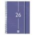 Finocam Year Agenda de Espiral en Catalan - Anual 2026 - Tapa Ligera - Formato E40 - 230x29x297mm - 1 Dia por Pagina - Color Azul