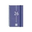 Finocam Year Agenda de Espiral en Catalan - Anual 2026 - Tapa Ligera - Formato E3 - 217x14x297mm - Semana Vista Horizontal - Color Azul