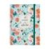 Finocam Design Collection Agenda de Espiral - Anual 2026 - Tapa Ligera - Formato E10 - 162x14x212mm - Semana Vista Horizontal - Tematica de Flores