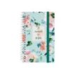 Finocam Design Collection Agenda de Espiral en Catalan - Anual 2026 - Tapa Ligera - Formato E3 - 85x14x127mm - Semana Vista Horizontal - Tematica de Flores