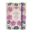 Finocam Design Collection Agenda de Espiral en Catalan - Anual 2026 - Tapa Ligera - Formato E10 - 162x14x212mm - Semana Vista Horizontal - Tematica de Flores