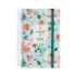 Finocam Design Collection Agenda de Espiral - Anual 2026 - Tapa Ligera - Formato E5 - 132x25x181mm - 1 Dia por Pagina - Tematica de Flores
