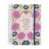 Finocam Design Collection Agenda de Espiral - Anual 2026 - Tapa Ligera - Formato E10 - 172x29x212mm - 1 Dia por Pagina - Tematica de Flores