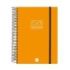 Finocam Opaque Agenda de Espiral en Catalan - Anual 2026 - Tapa Ligera - Cierre con Goma Elastica - Formato E10 - 175x29x212mm - 1 Dia por Pagina - Color Naranja