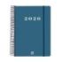 Finocam My Agenda de Espiral - Anual 2026 - Tapa Dura Antirayaduras - Formato E10 - 185x20x212mm - 1 Dia por Pagina - Color Azul