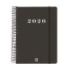 Finocam My Agenda de Espiral - Anual 2026 - Tapa Dura Antirayaduras - Formato E10 - 185x20x212mm - 1 Dia por Pagina - Color Negro