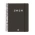 Finocam My Agenda de Espiral en Catalan - Anual 2026 - Tapa Dura Antirayaduras - Formato E10 - 185x20x212mm - 1 Dia por Pagina - Color Negro