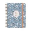 Finocam You Agenda de Espiral - Anual 2026 - Planificador - Cierre de Goma - Formato E10 - 180x30x220mm - 1 Dia por Pagina - Tematica de Flores