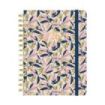 Finocam You Agenda de Espiral en Catalan - Anual 2026 - Planificador - Cierre de Goma - Formato E10 - 180x30x220mm - 1 Dia por Pagina - Tematica de Hojas