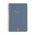 Finocam Alma Agenda - Anual 2026 - con Espiral - Formato E5 - 131x19x190mm - Semana Vista Horizontal - Color Azul