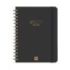 Finocam Alma Agenda - Anual 2026 - con Espiral - Formato E10 - 172x19x220mm - Semana Vista Horizontal - Color Negro