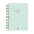 Finocam Alma Agenda - Anual 2026 - con Espiral - Formato E10 - 180x30x220mm - 1 Dia por Pagina - Color Menta