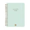 Finocam Alma Agenda en Catalan - Anual 2026 - con Espiral - Formato E10 - 180x30x220mm - 1 Dia por Pagina - Color Menta
