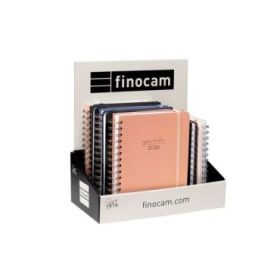 Finocam Alma Pack de 12 Agendas Surtidas - Anual 2026 - con Espiral - Color Surtidos
