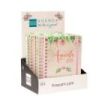 Finocam Flower Journal Expositor con 8 Agendas de Espiral Surtidas en Catalan - Anual 2026 - Tapa Dura - Cierre de Goma - Color Surtidos