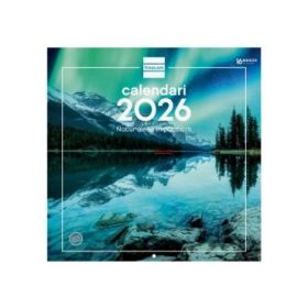 Finocam Calendario de Pared en Catalan - Anual 2026 - Imagenes Variadas - 300x300mm - Espacio para Escribir - Tematica de Naturaleza