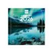 Finocam Calendario de Pared en Catalan - Anual 2026 - Imagenes Variadas - 300x300mm - Espacio para Escribir - Tematica de Naturaleza