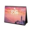 Finocam Calendario de Sobremesa en Catalan - Anual 2026 - Imagenes Variadas - Espacio para Escribir - Tematica de Atardeceres Magicos