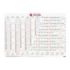 Finocam Planificador de Tipo Poster - Anual 2026 - Espacio para Escribir - 680x485mm - Numeros Grandes - Color Blanco y Rojo