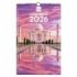 Finocam Calendario de Pared - Anual 2026 - Imagenes Variadas - con Espiral - Espacio para Escribir - Tematica de Maravillas Del Mundo