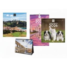 Finocam Pack de 35 Calendarios de Imagenes Surtidos en Catalan - Anual 2026 - Color Surtidos