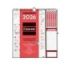 Finocam Calendario de Pared - Anual 2026 - Anilla Portaboligrafo - 300x11x335mm - Espacio para Escribir - Color Blanco y Rojo