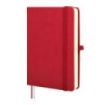 Finocam Minimal Textura Agenda - Anual 2026 - Tapa Dura - Cierre con Goma Elastica - Formato M4 - 124x27x174mm - 1 Dia por Pagina - Color Rojo