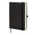 Finocam Minimal Textura Agenda - Anual 2026 - Tapa Dura - Cierre con Goma Elastica - Formato M4 - 124x27x174mm - 1 Dia por Pagina - Color Negro
