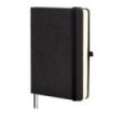 Finocam Minimal Textura Agenda en Catalan - Anual 2026 - Tapa Dura - Cierre con Goma Elastica - Formato M4 - 124x27x174mm - 1 Dia por Pagina - Color Negro
