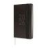 Finocam Flexi Lisa Agenda - Anual 2026 - Tapa Blanda - Formato F2 - 85x13x130mm - Semana Vista Horizontal - Color Negro