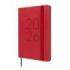 Finocam Flexi Lisa Agenda en Catalan - Anual 2026 - Tapa Blanda - Formato F4 - 120x13x172mm - Semana Vista Horizontal - Color Rojo