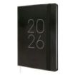 Finocam Flexi Lisa Agenda en Catalan - Anual 2026 - Tapa Blanda - Formato FA5 - 151x13x214mm - Semana Vista en Vertical - Color Negro