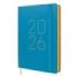 Finocam Flexi Lisa Agenda en Catalan - Anual 2026 - Tapa Blanda - Formato FA5 - 151x23x214mm - 1 Dia por Pagina - Color Azul
