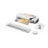 GBC Inspire+ A4 Set de Plastificadora + Recortadora de Esquinas + Cizalla + Paquete de 5 Bolsas de Plastificacion A4 - Hasta Tamaño A4 - Velocidad 250mm/min - Calentamiento en 4 Minutos - Ajuste Adicional Frio - Grueso Bolsa 75 y 125mic - Color Blanco