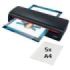 GBC 240HS Home Office A3 Plastificadora - Calentamiento en 2 Minutos - Desde Documentos de Identidad hasta Documentos A3 - Compatible con Bolsas de 75 a 125 micras - Color Negro /Rojo