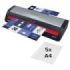 GBC 480HS Office A3 Plastificadora - Calentamiento en 1 Minuto - Desde Documentos de Identidad hasta Documentos A3 - Compatible con Bolsas de 75 a 175 micras - Color Negro/Plata