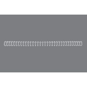 GBC Wirebind Pack de 100 Alambres de Encuadernacion 9.5mm para Paso 3:1 Redondo o Cuadrado - Formato A4 - Para 34 Orificios - Encuaderna hasta 70 Hojas - Color Blanco