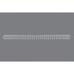 GBC Wirebind Pack de 100 Alambres de Encuadernacion 9.5mm para Paso 3:1 Redondo o Cuadrado - Formato A4 - Para 34 Orificios - Encuaderna hasta 70 Hojas - Color Blanco