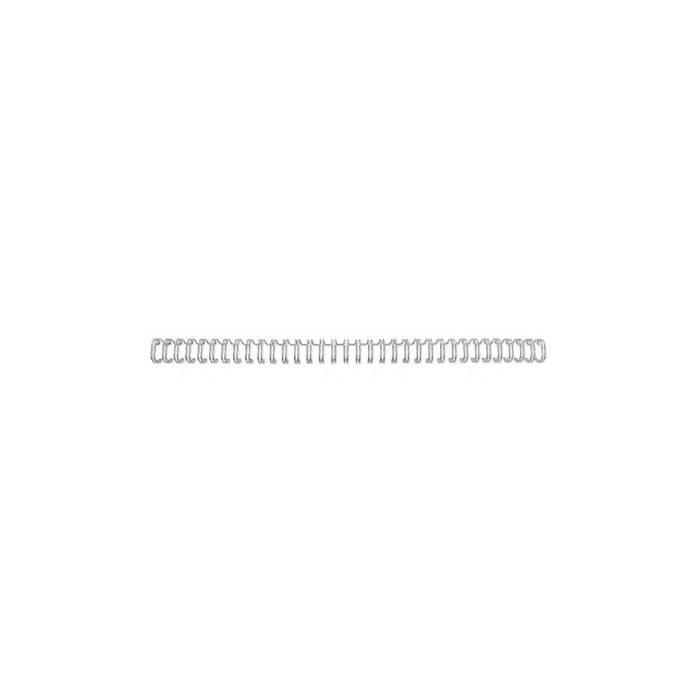GBC Wirebind Pack de 100 Alambres de Encuadernacion 9.5mm para Paso 3:1 Redondo o Cuadrado - Formato A4 - Para 34 Orificios - Encuaderna hasta 70 Hojas - Color Plata