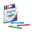 Giotto Pack de 12 Lapices de Cera - Extraresistentes - Facil de Sacar Punta - No Mancha