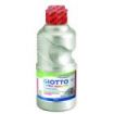 Giotto Extra Quality Metal Tempera - 250ml - Lispa para el Uso - Botella Bio Pet - Color Plata