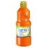Giotto School Paint Tempera - 500ml - Lista para el Uso - Super Lavable - Botella Bio Pet - Color Naranja