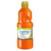 Giotto School Paint Tempera - 500ml - Lista para el Uso - Super Lavable - Botella Bio Pet - Color Naranja