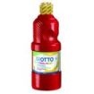 Giotto School Paint Tempera - 500ml - Lista para el Uso - Super Lavable - Botella Bio Pet - Color Rojo Bermellon